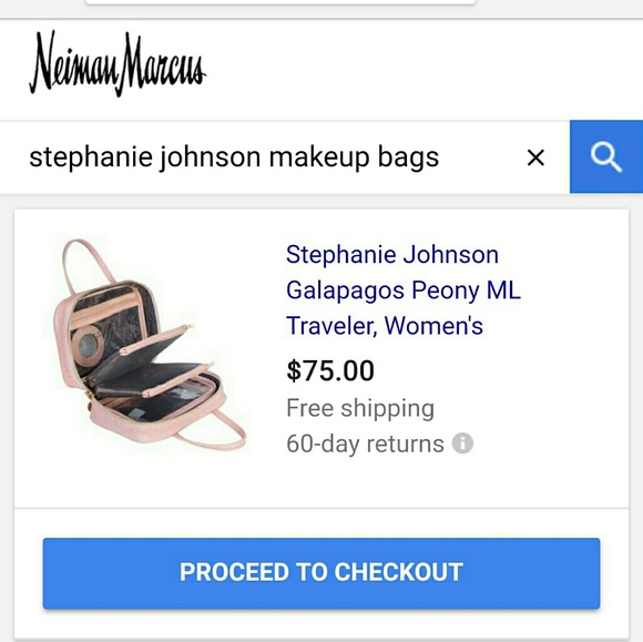 Stephanie Johnson Handbags - Stephanie Johnson Cosmetic Toiletries case. NEW